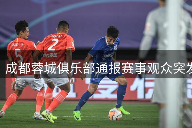 成都蓉城俱乐部通报赛事观众突发意外事件